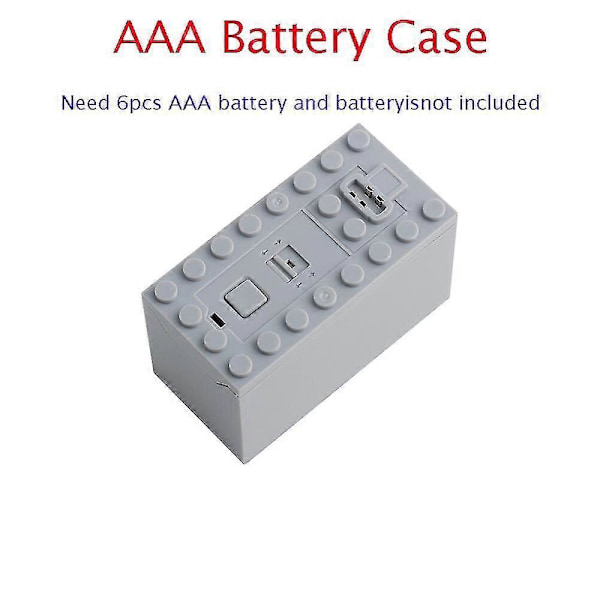 Tekniska MOC-delar Servomotor Batterilåda IR Infraröd Fjärrkontroll Mottagare PF Modell Kompatibel Med Legoeds Block Tegelstenar [DB] AAA Battery Case