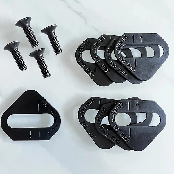 Bikefit klampe kiler til Shimano Road Spd-sl & Mtb Spd Atac Speedplay Crank Bros klamper 8 stk./pakke cykelmontering [db] SPD-MTB