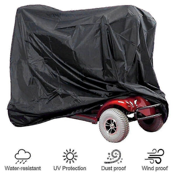 Regnskydd för elscooter anti-UV skydd dammtätt vattentätt kraftigt skydd (140x66x91cm) [DB] 140 x 66 x 91cm