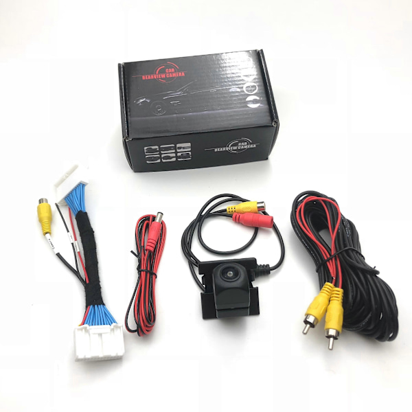 VKAUTO För Mazda 2 Demio DJ Hatch 2015~2021 Fisheye Backkamera Fungerar Med OEM Stereo Backup Backnings Parkeringskamera Adapter [db] Adapter Cable