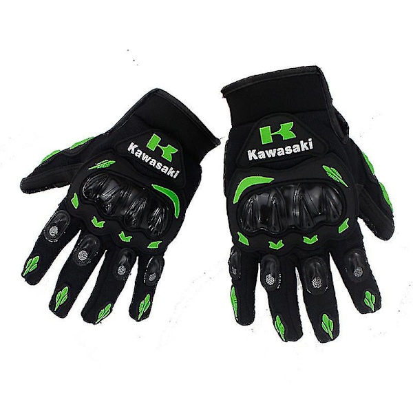 Kawasaki Åndbare Motorcykel Fuldfinger Handsker Off-road Racing Motorcykel Kørehandsker (FW) XL