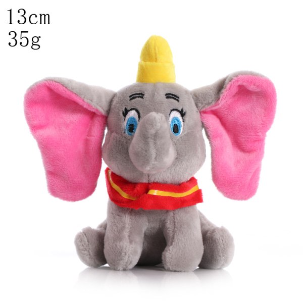 Sød tegneserie Dumbo plyslegetøj kg klo maskine dukke bryllup forsyninger 8 tommer 4 tommer [DB] grey 4 inches