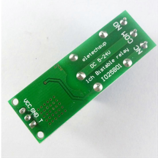 5st 6-24V Flip-Flop Låsrelä Bistabil Självlåsande Låg Puls Trigger Modul [db] As Shown