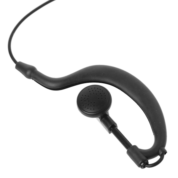 3,5 mm Jack Enkelförars Headset Endast Mono Hörlurar Med Mikrofon För Telefon [DB] Black