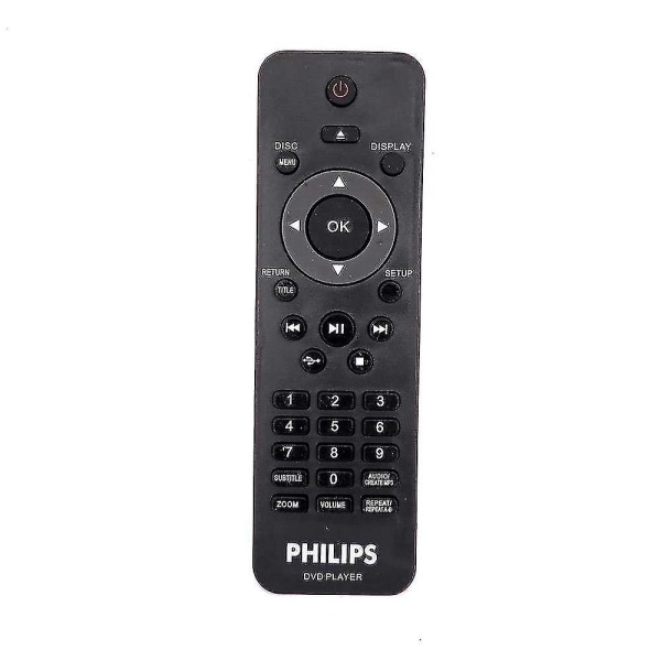 Universal Rc-5610 Philips DVD-soittimelle Kaukosäädin Dvp3350k Dvp3386k [DB]