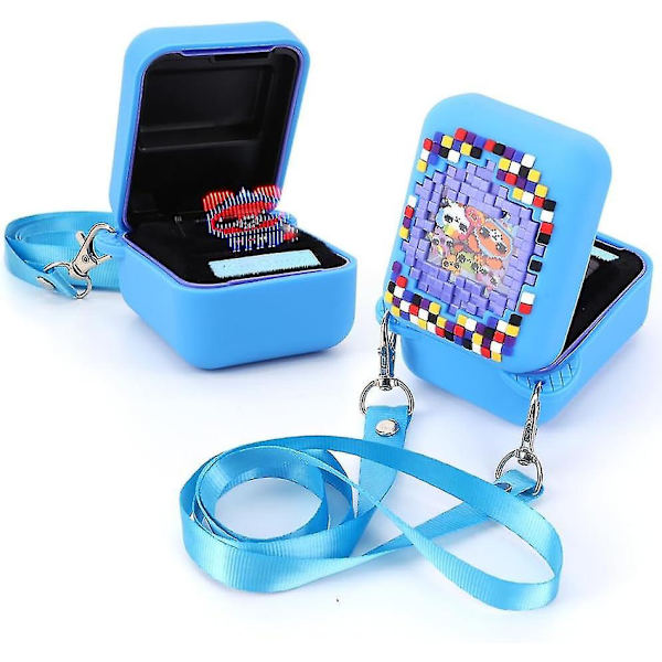 Silikonisuojakotelo Bitzee Digital Pet Interactive Virtual Toylle, suojaava nahkahiha Bitzee Virtual Electronic Pets -tarvikkeille db Blue