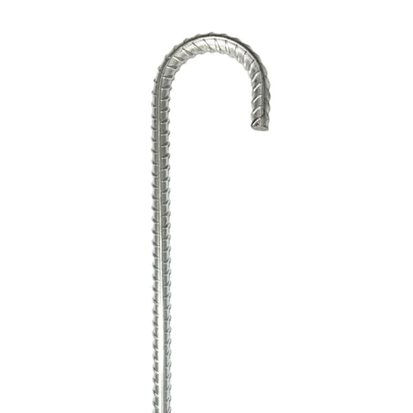 6x Hageplugger Trampolineplugger Teltplugger for Hage Vandring Utendørs db Silver J Shaped