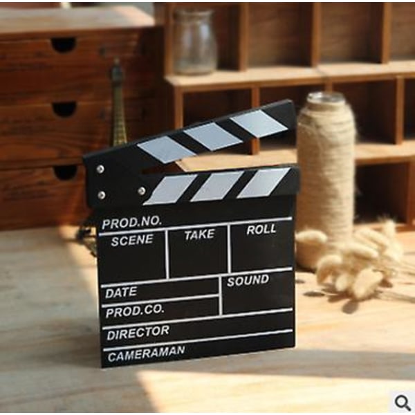 4 kpl elokuva-elokuvataulu, elokuvafilmiläppälevy, leikattu toiminta-kohtaustaulu Creative Photo Prop