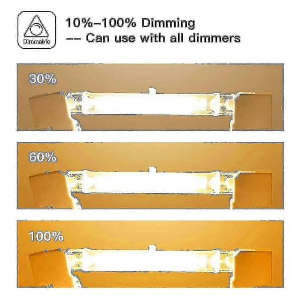 R7s 200W 230V Halogenlampa 118mm, 10-pack [DB]