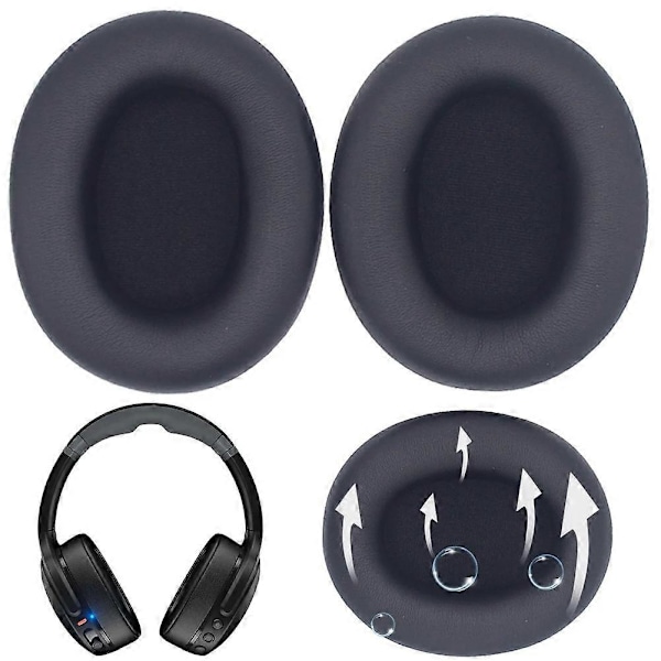 1 par öronkuddar för Skullcandy Crusher ANC 2 hörlurar [db]