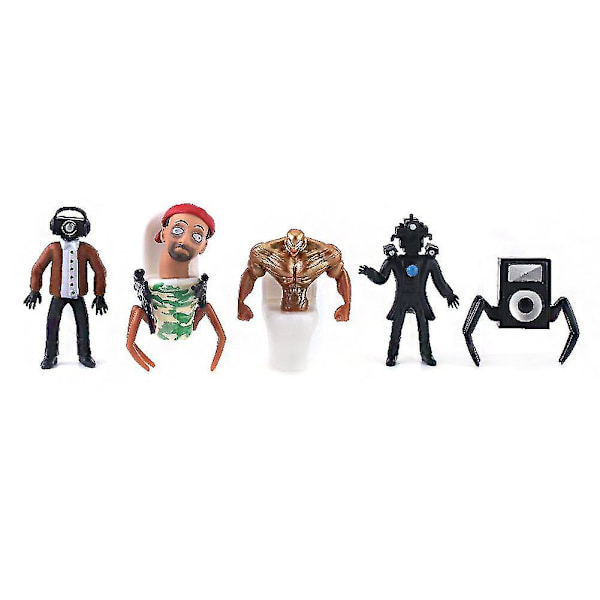 Skibidi Toilet Man Camera Figure Tv Man Speaker Model Cameraman Action Figures Joululahja Db A