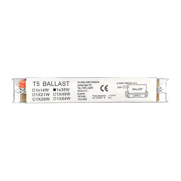 Industriell Elektronisk Fluorescerande Ballast T5 Fluorescerande Ballast [db] 1x35W
