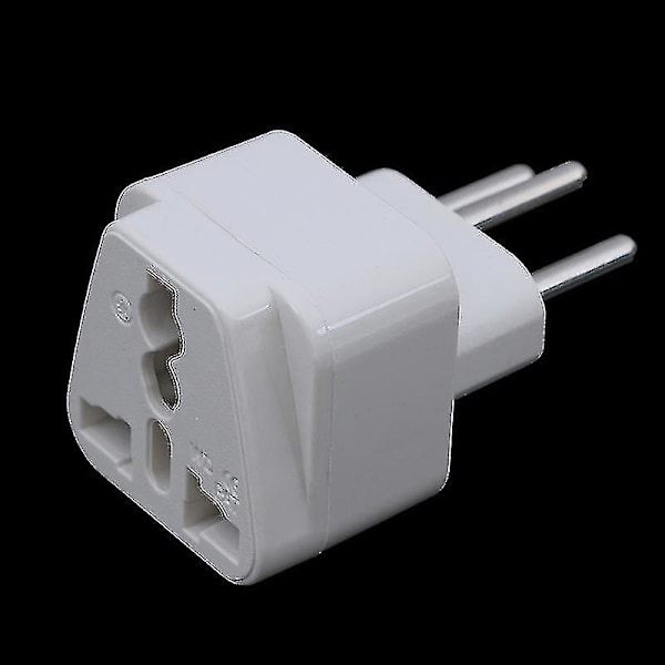 Universal UK/US/EU till Schweizisk AC Strömkontakt Reseadapter Omvandlare [db] Black
