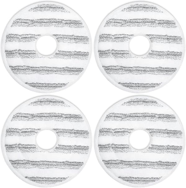 Pakke med 4 Vileda Spin and Clean moppe refills, vaskbare og genanvendelige refills til Vileda Spin moppehoved [DB]