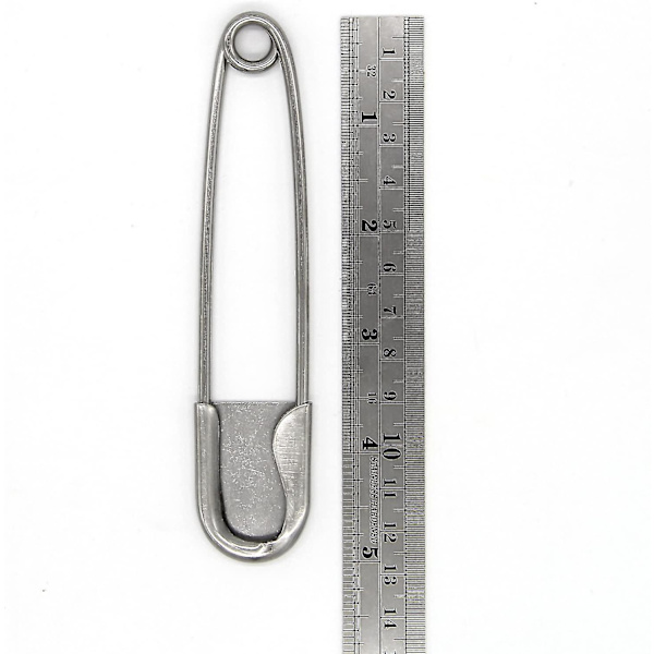 10-pack extra stora säkerhetsnålar super heavy duty jumbo 5\" [db]