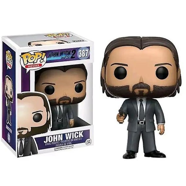 Elokuvat John Wick #387 Toimintahahmo Nuket Lelut Cool John Wick Koiran kanssa #580 Figuras Malli Kokoelma Lahjat  Lapset Db with retail  box