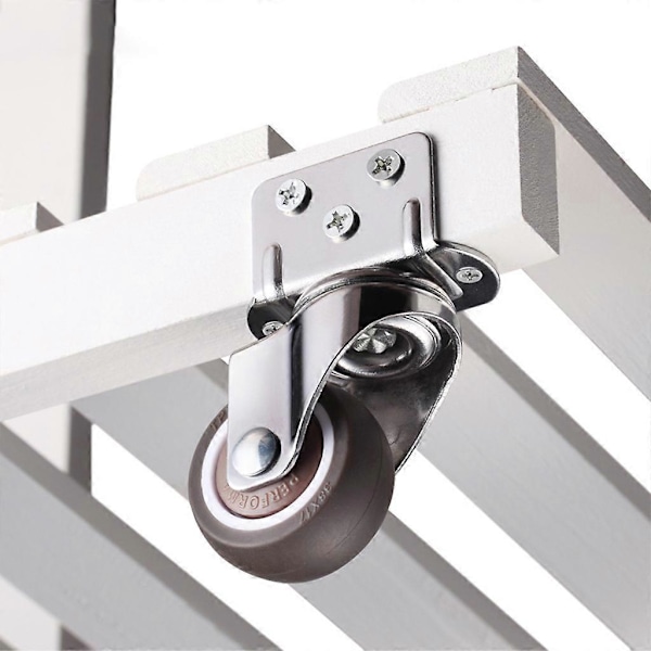 L-formad Platt Svänghjul Kullager L-Clip Sidomonterad Platt TPE Gummi [db] Universal 1 inch