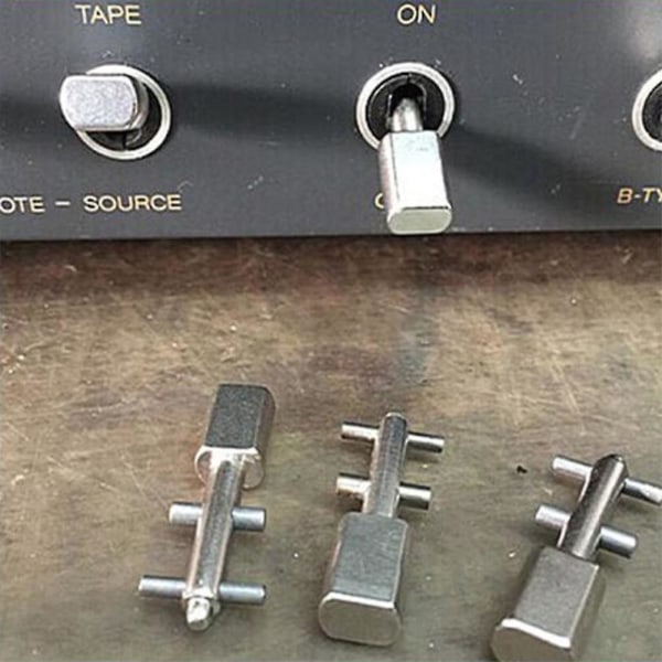Vekselbryter med knott, krom, vippebryter, for Revox B77 B710 Studer A710 Pr99 bryterhåndtak deler Tog