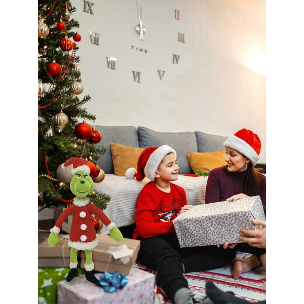 Uusi tuote Greench Grinch Joulu vihreä Geek pehmolelu Joulu nukke Vihreä Geek nukke [DB] C
