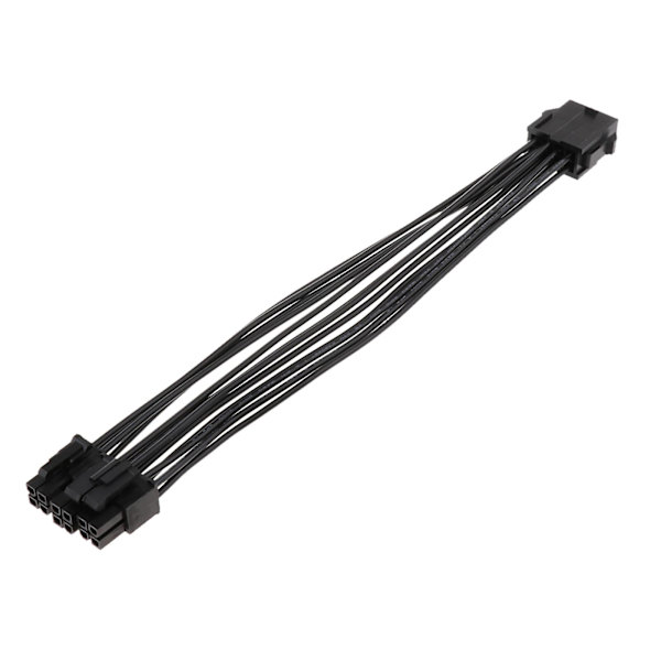 Cpu strømforsyning 8pin hun til Atx4p + 8pin han forlængeradapterkabel [DB]