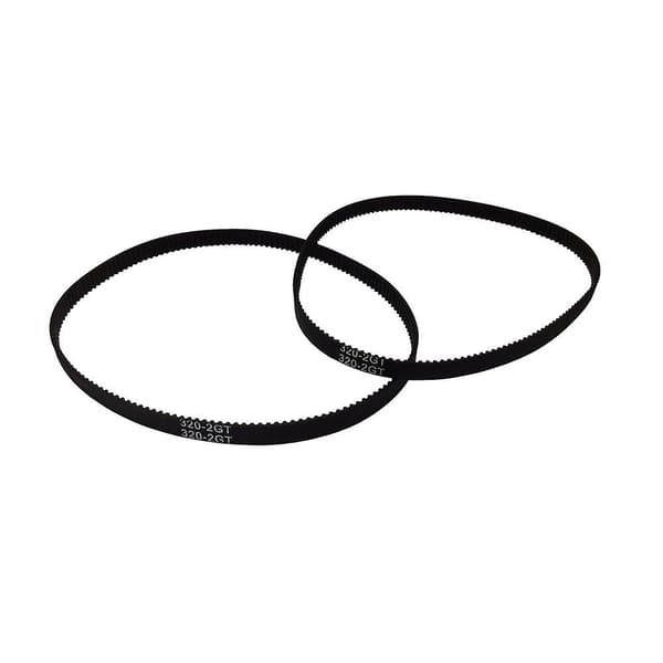 Industriel Timing Rem (10 stk.) I Lukket Loop 2gt Gummirem - L=320mm B=6mm 160 Tænder Til 3d Printer Dele