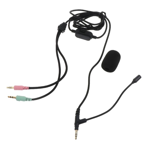 Universal liten 3,5 mm mikrofonkabel med bommikrofonsladd Clear Speak [DB]