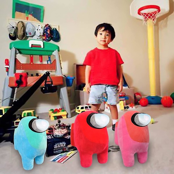 Among Us Plys Legetøj 12inch Søde Plushies Os Fyldte Dyr Legetøj Med Udstående Øjne Fantastiske Gaveidéer Til Spilfans Eller Børn [DB] Red