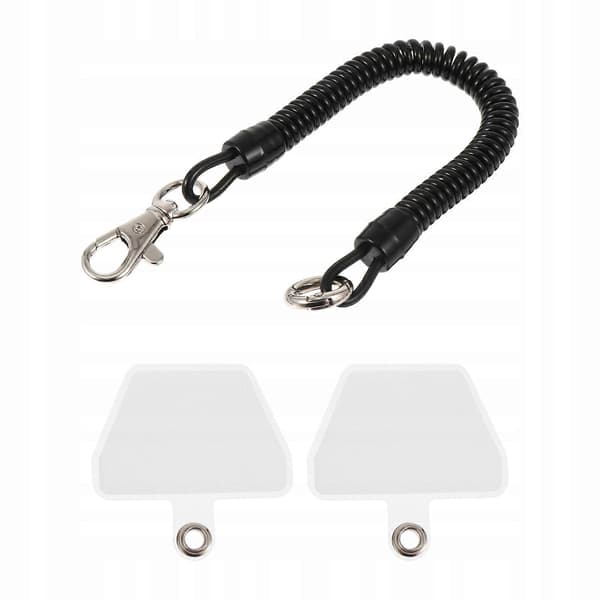 Svart telefon lanyard [DB] black