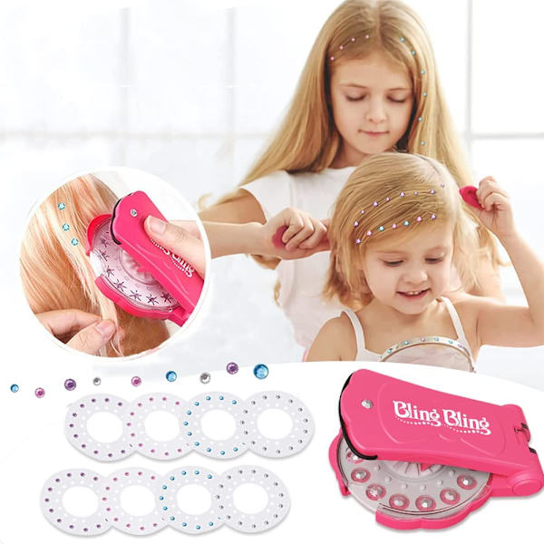 Blinger Ultimate Set, Glam Collection, Leveres med Glam Styling Tool og 180 Gems - Last, Klikk, Bling! Hår, Mote, Alt!