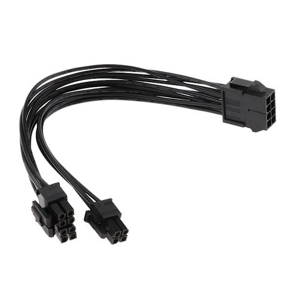 Cpu strømforsyning 8pin hun til Atx4p + 8pin han forlængeradapterkabel [DB]