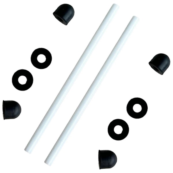 2 st Keramiska axlar för Intex Pure Spa Whirlpool Impeller Pump Fix E90 Felaxel (2 st Keramiska axlar med 4 gummikåpor) db