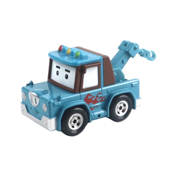 Poli Roy Haley Anime Modellbil, 3*1.5 tommer Redningsteam Robocar Barn Barneutdannende Leke db Spuch Trailer