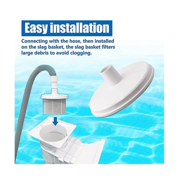 Sp1106 Skimmer In-ground Pool Skimmer For Sp1082, 1084, 1085, 1075 Swimming Pool Replacement Skimme  [dB} White