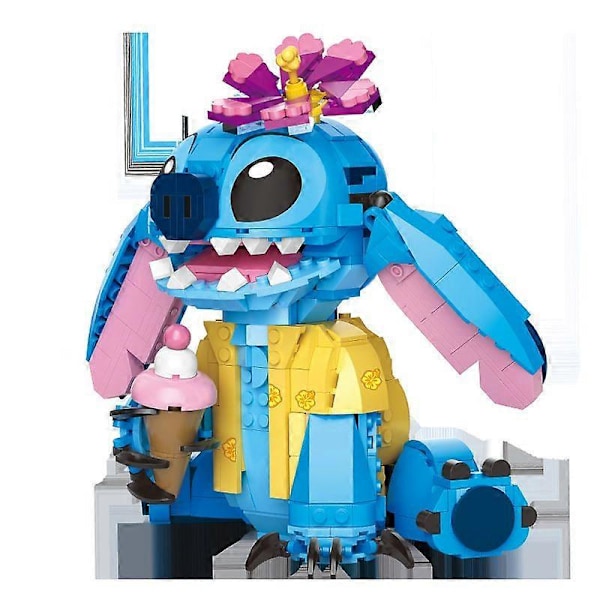 Disney Stitch Karaktärsmodell: Byggklosskul för alla åldrar [DB]