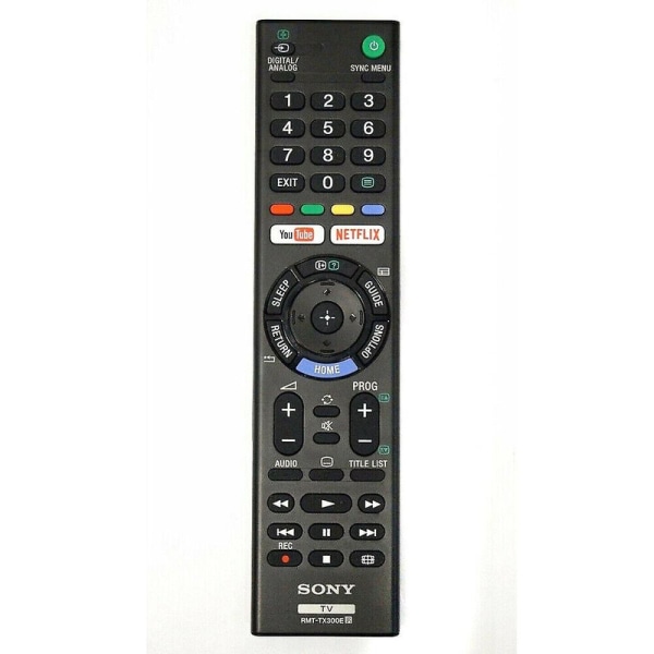 Rmt-tx300e for Sony TV-fjernkontroll Rmttx300e Youtube Netflix [DB]