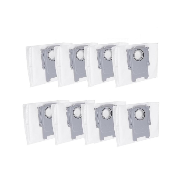 8 stk. støvposer til Roborock S8+ /S8 Pro Ultra / S7 MaxV Ultra / Q5 / Q5+ / Q7+ / Q7 Max+ støvsugerpose [DB] As Shown