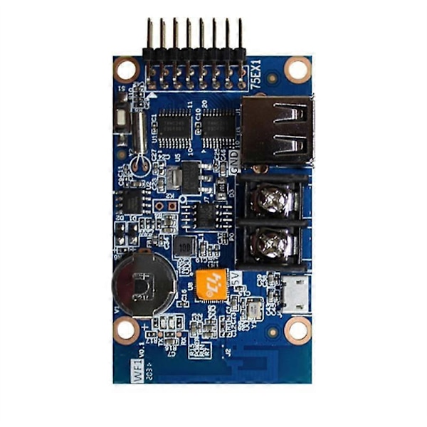 Fullfärgad Modulstyrenhet WF1 Kretskort P3 P4 P5 P10 LED för Matris Digital Panel db Blue