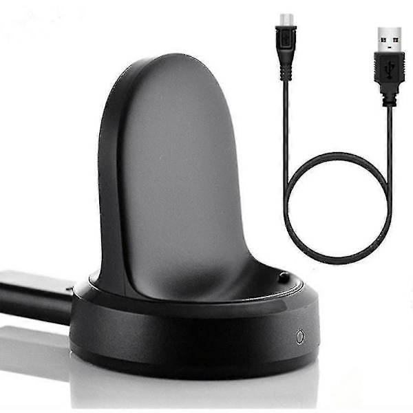 Lader for Samsung Gear S3, ladestasjon med USB-kabel [DB]