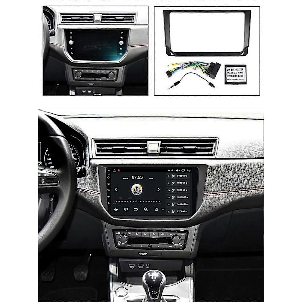 Til Seat Ibiza 2017 2018 2019 2020 Bilradio Instrumentbræt Panelramme Strømkabel CANBUS Bil Video Kabelledninger [db] Cable Canbus