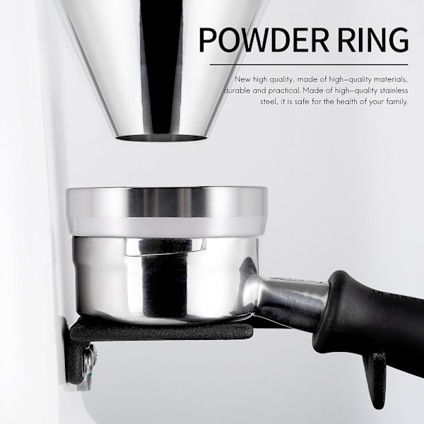 Db 54mm Dosering Ring Rustfrit Stål Kaffe Dosering Ring Espresso Dosering Tragt Kaffe Protafilter Ring silver