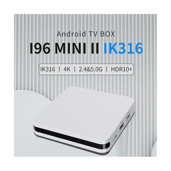 I96mini Ii TV-boks 1gb+8gb 4k Android 10.0 Smart-TV-boks 2,4g 5g Wifi Media Player Set Top Box Eu Plus