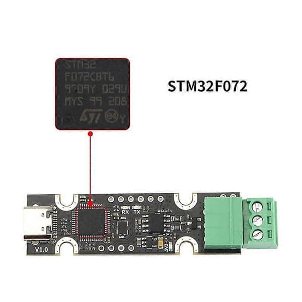 USB-CAN-sovitin STM32F072-sirulla tukee CAN2.0A & B:tä, käytetään Canable / CandleLight / Klippe [DB] As Shown