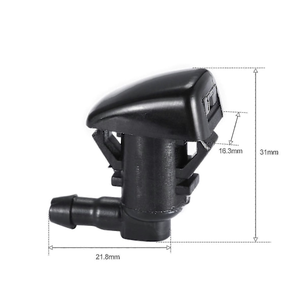 För JEEP Jeep Grand Cherokee vindrutespolarmunstycke 68260443AA 55372143AB (2 stycken) [DB]