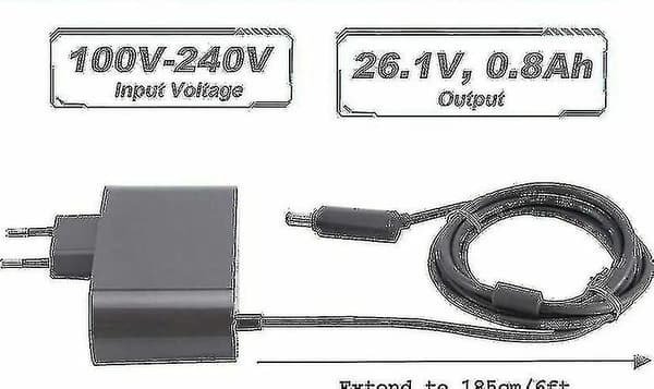 Oplader til V10 V11 V12 V15  Grå dB