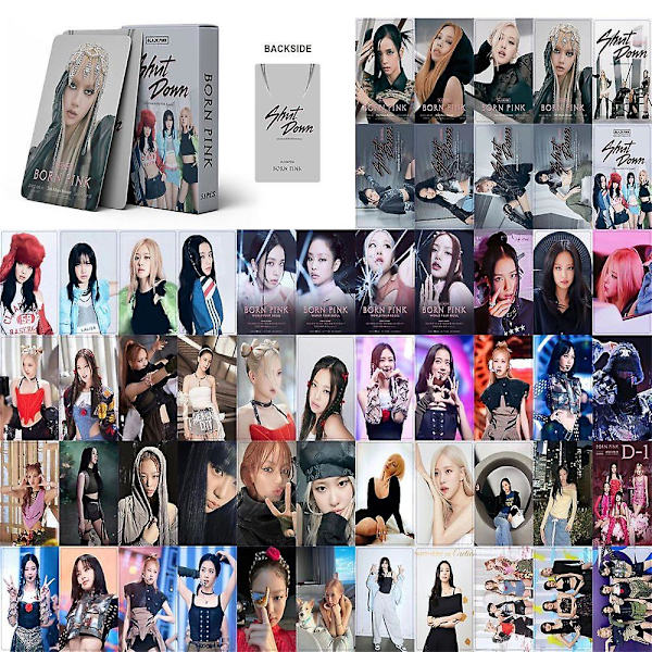 Black Pink 54 st Lomo-kort Nytt Album Born Pink Fotocard Fans Present {db}