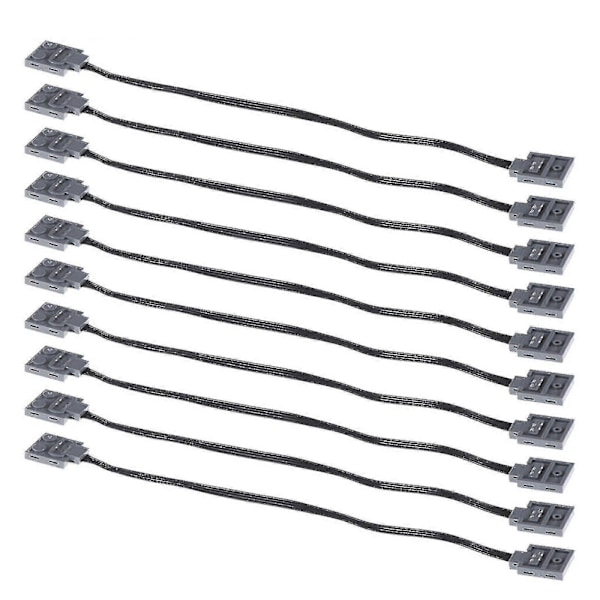 10 stk Strømfunksjonsmotor Forlengelseskabel Wire 19,5\" / 50 cm For Le.g.oed 8.886 db