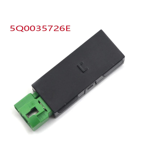 5Q0035726E til Golf CarPlay USB Installation Stikkontakt Kontakt knap 5Q0 035 726 E [DB] Black