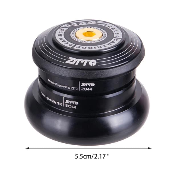 Zs44 Ec44 Cnc 1 1/8\"-1/2\" lige rørramme til konisk rørgaffel 1,5 adapter{DB}