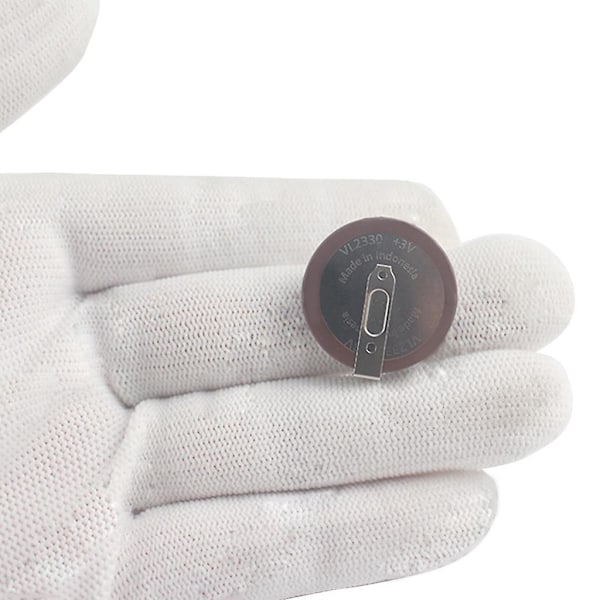 3V Litium Knappecellebatterier Ideelt for Nøkkelbrikke for Panasonic Batteri VL2330 Klokker Kalkulator Termometer GL [DB]