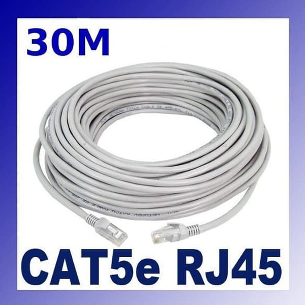 30m CAT5 FTP Skærmet Ethernet-kabel